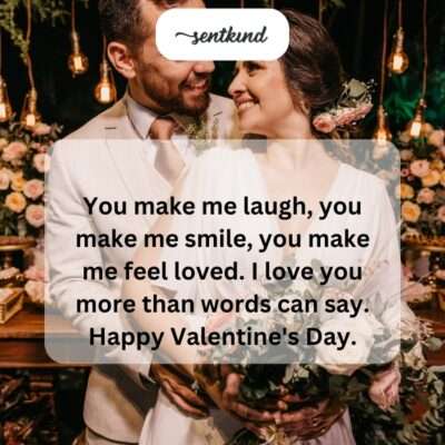Joyful Valentine's Day message for husband.