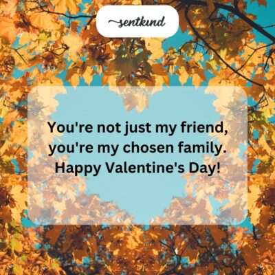 Friends celebrating Valentine's Day together.