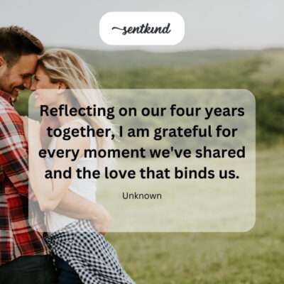 Blessed to have you after four years.