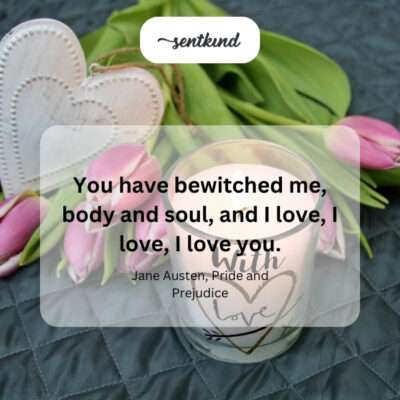 Deeply enchanted love.