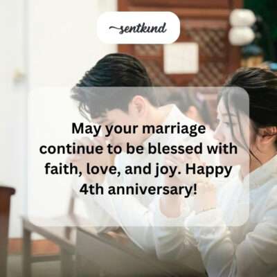 Blessed marriage anniversary.