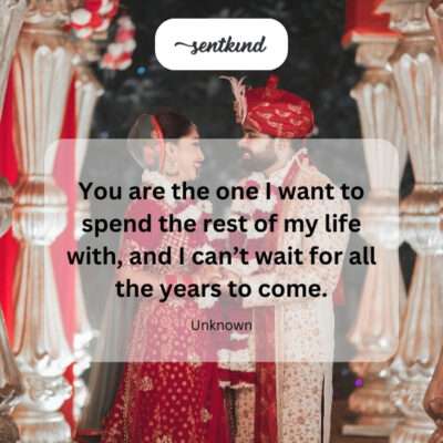 Eager for our future together.