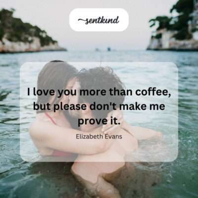 Coffee cup with a heart.