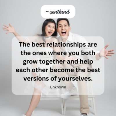 Mutual growth in relationships.