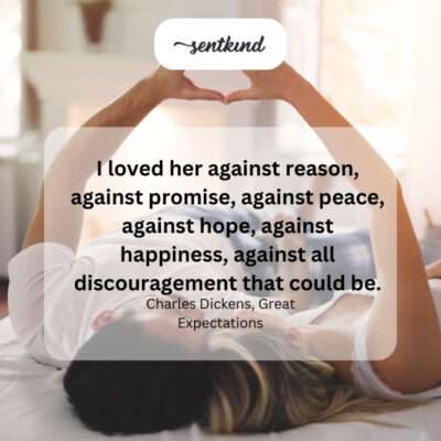 Love defying all obstacles.