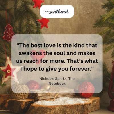Soul-awakening love inspiring growth.