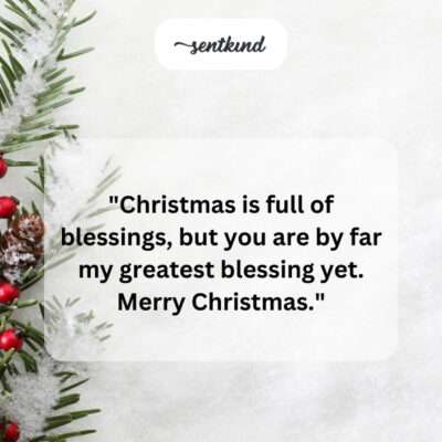My greatest Christmas blessing.