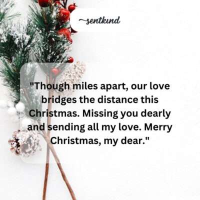 Love bridges the distance this Christmas.