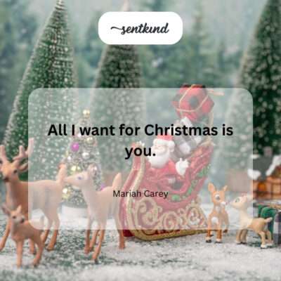 Just you this Christmas.