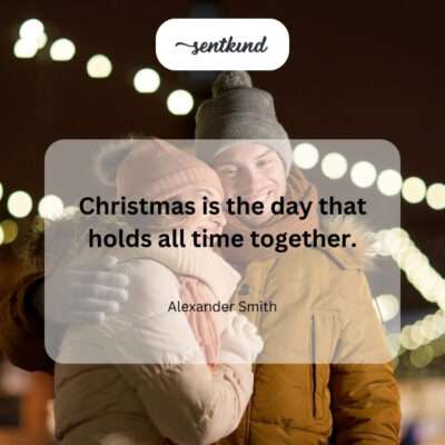 Christmas unites all time.
