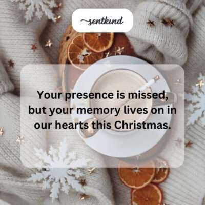 Missing presence, living memory.