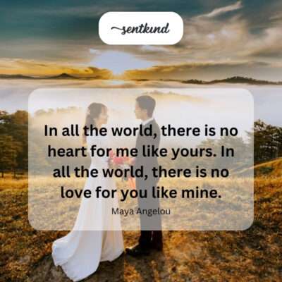 Unique and unmatched love.