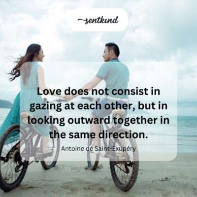 Shared vision in love.