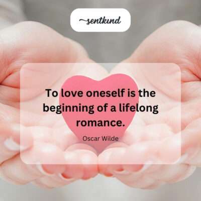 Self-love, a lifelong romance.