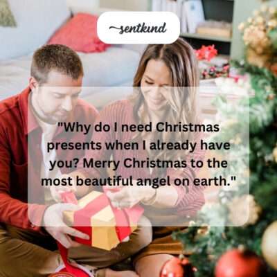You are the only present I need.