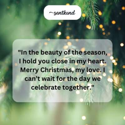 Holding you close in my heart this Christmas.