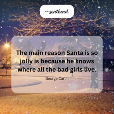 Santa's knowledge of naughty girls.