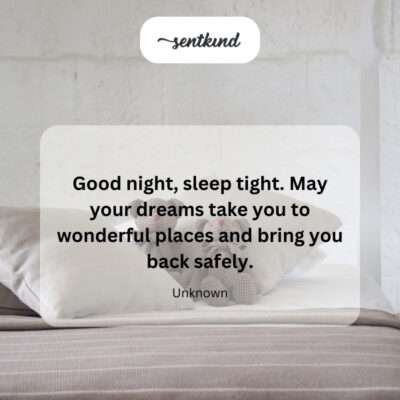 Night offers a chance to rest, forgive, and dream before tomorrow's challenges.