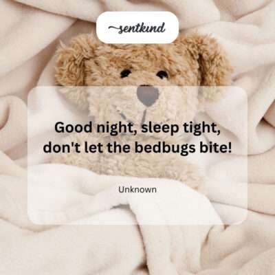 Embrace the night; tomorrow's a fresh start.