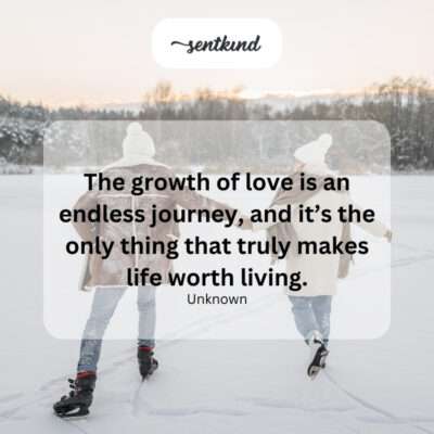 Love's continuous journey.