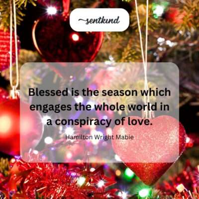 Worldwide love at Christmas.