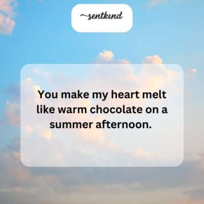 That quote perfectly captures the feeling of intense affection.