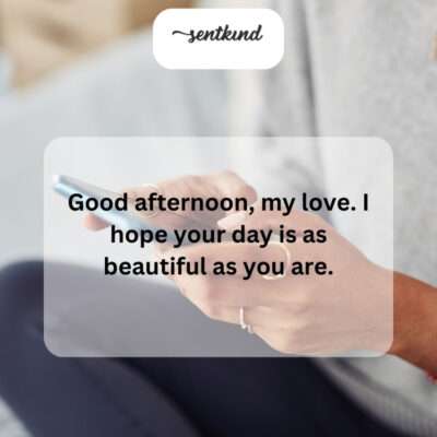 Thinking of you makes my day brighter.