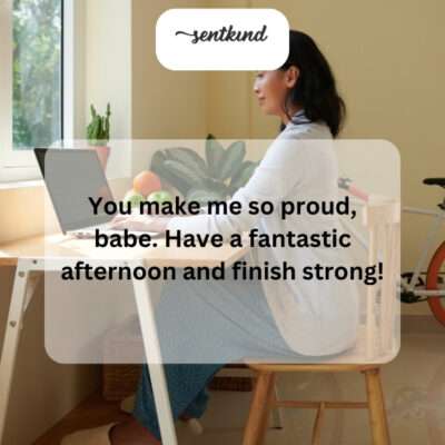 Feeling so much pride in your achievements, keep up the amazing work!