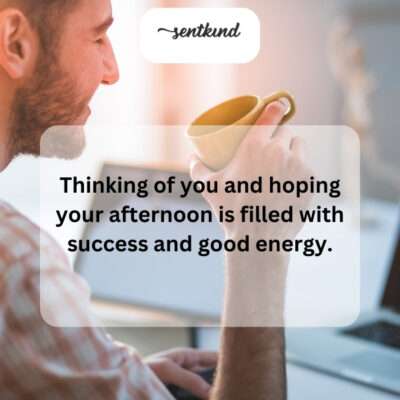 Wishing you a successful and energetic afternoon!