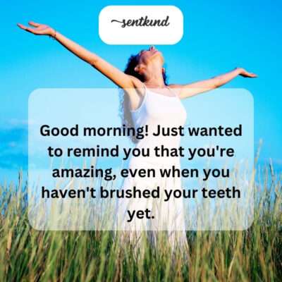Even without a perfect start, your amazingness shines.