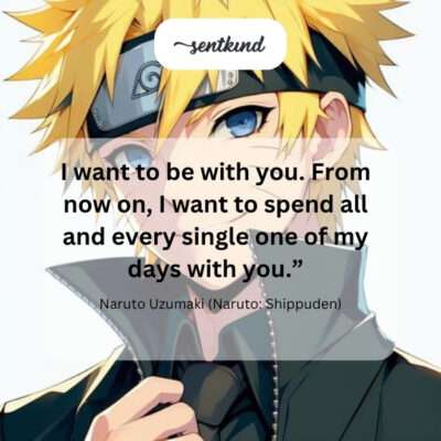 An animated image of Naruto Uzumaki looking earnest, perhaps reaching out or gazing towards someone off-screen, expressing deep commitment.