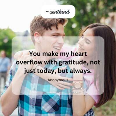 Heart full of gratitude for you.