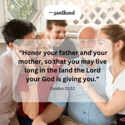 Honor parents for a long life in the promised land.