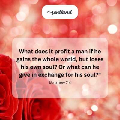 What good is the world if you lose your soul?