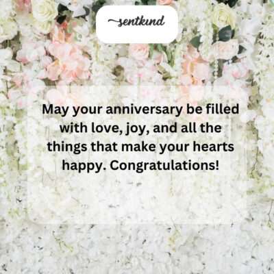 Wishing you a love-filled anniversary!