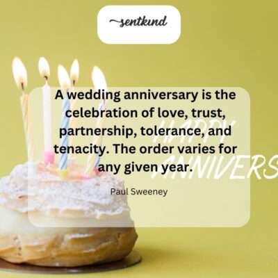 Wedding anniversaries commemorate the ever-shifting balance of love, trust, and perseverance.