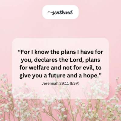 Plans for good, future hope.