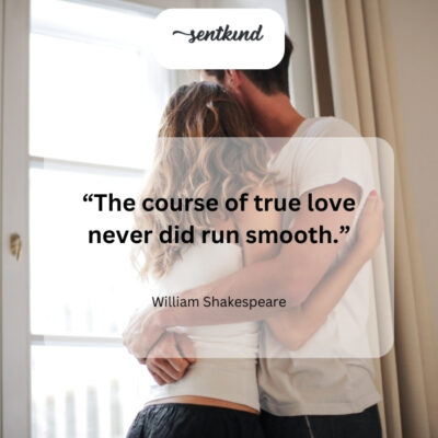 Love's journey is rarely easy, as Shakespeare wisely noted.