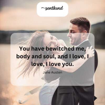 Bewitched by love.