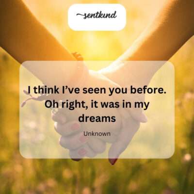 Person sleeping, dream bubble with another person.