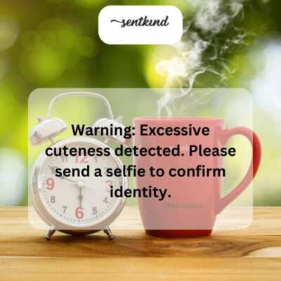 Cuteness overload! Selfie verification required.