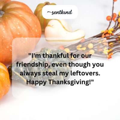 Thankful despite leftover theft.