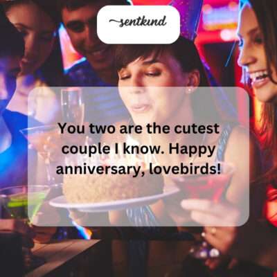 Happy anniversary! May your love continue to grow stronger.