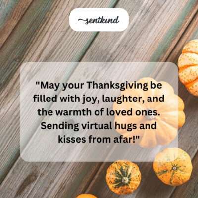 Joyful Thanksgiving from afar.