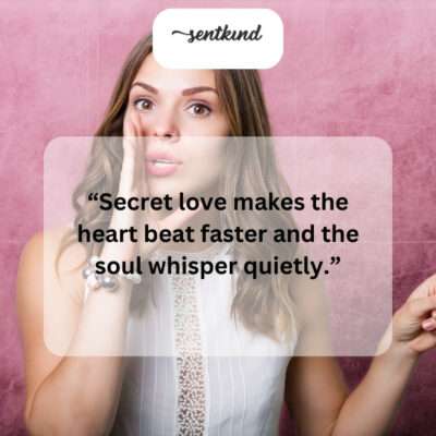 A secret love, a racing heart.