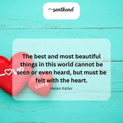 Heartfelt beauty beyond sight and sound.