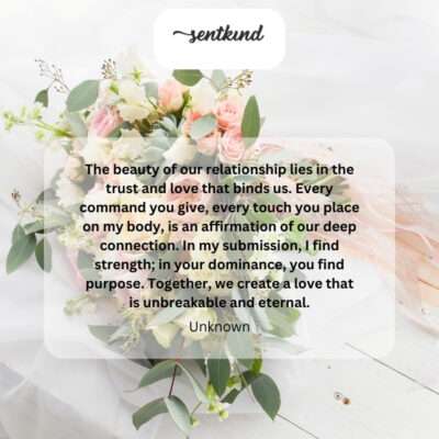 Connection affirmed, eternal love.
