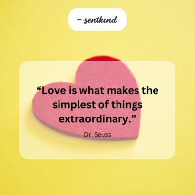 Ordinary objects glowing with warmth and significance when viewed through a heart.