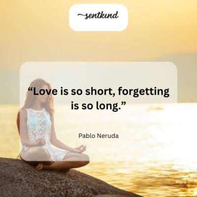 Fleeting love, lasting absence.
