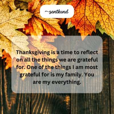 Most grateful for my family.